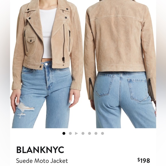 BLANKNYC grey suede moto jacket - Picture 10 of 10